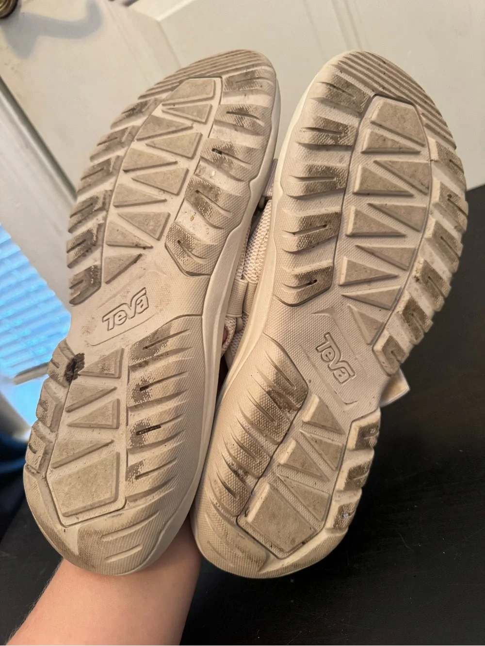 Teva Men’s Hurricane Verge Slides Sandals Birch Beige Size 14
